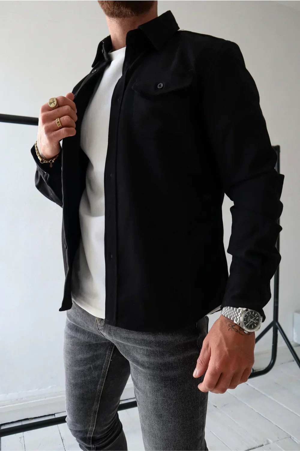 Elijah | Stylish Casual Overshirt - Image 2