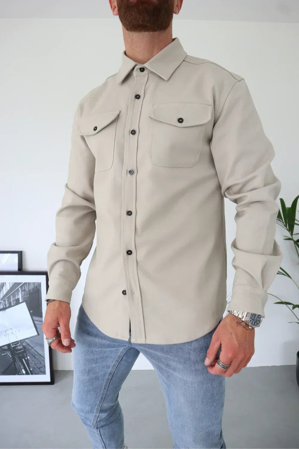 Elijah | Stylish Casual Overshirt - Image 3