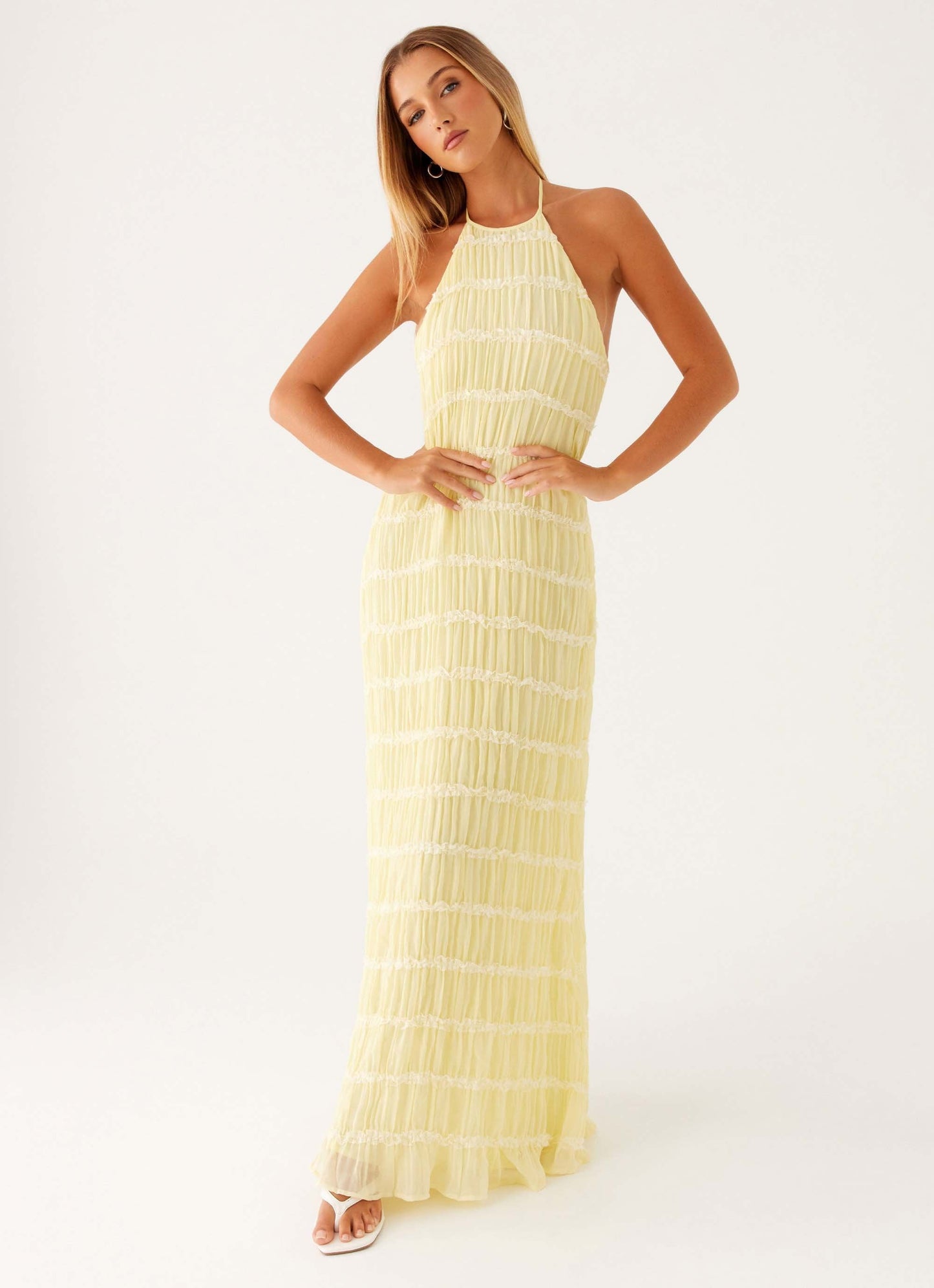 Eliza | Elegant Halter Maxi Dress - Image 11