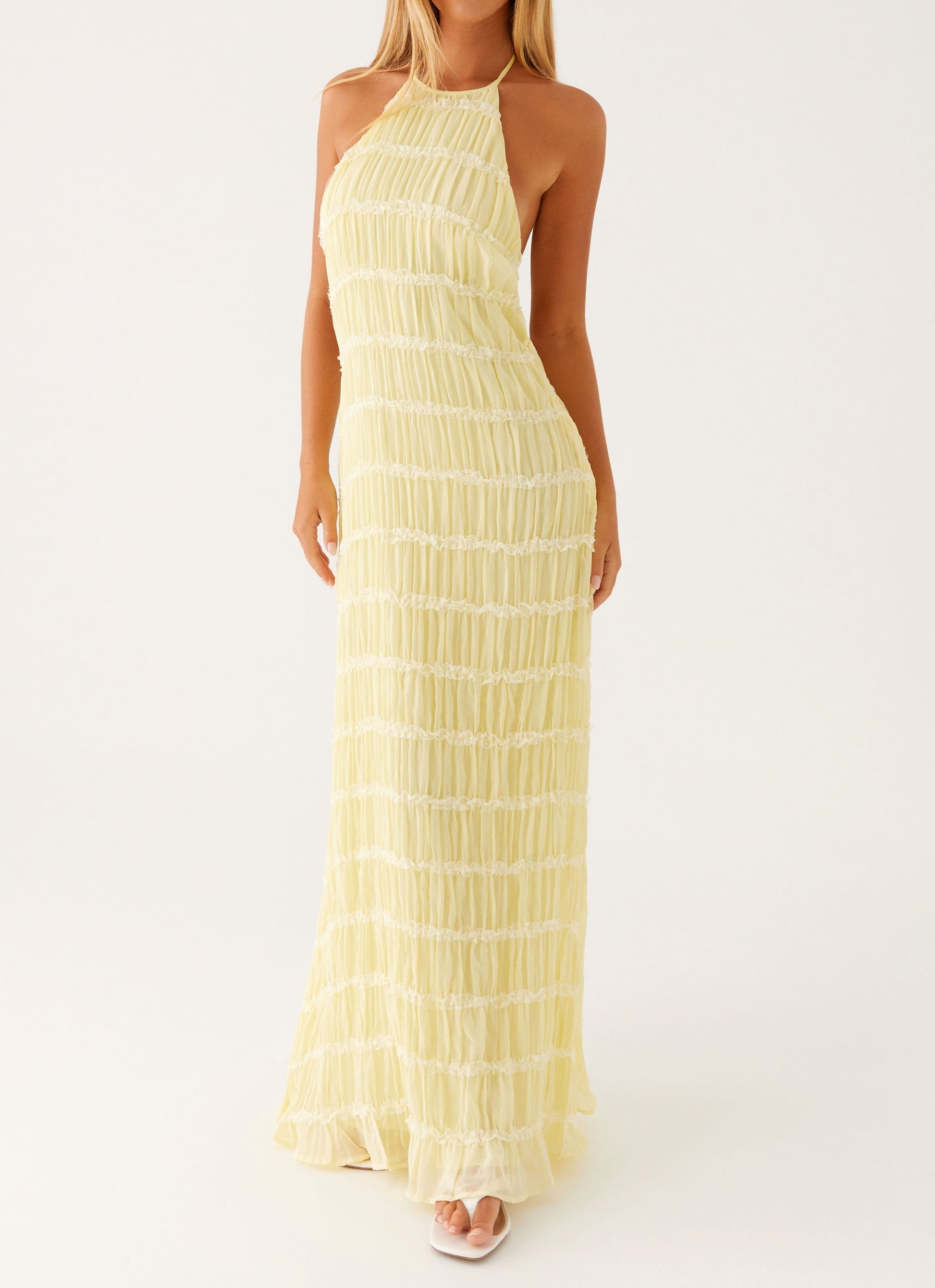 Eliza | Elegant Halter Maxi Dress - Image 16