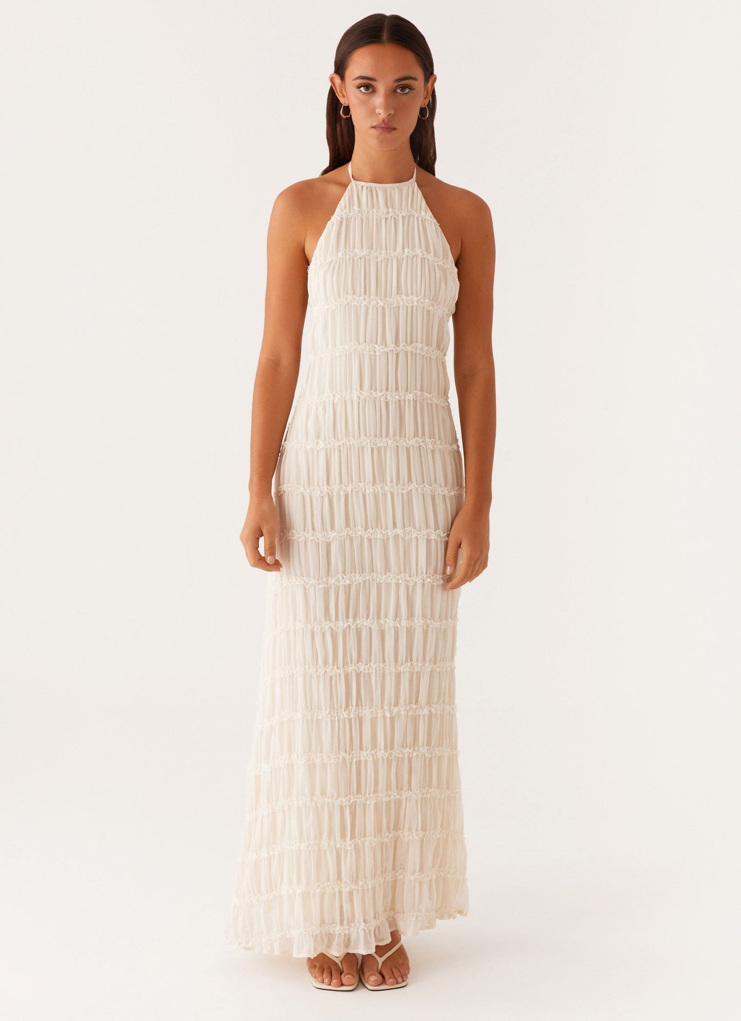 Eliza | Elegant Halter Maxi Dress - Image 9