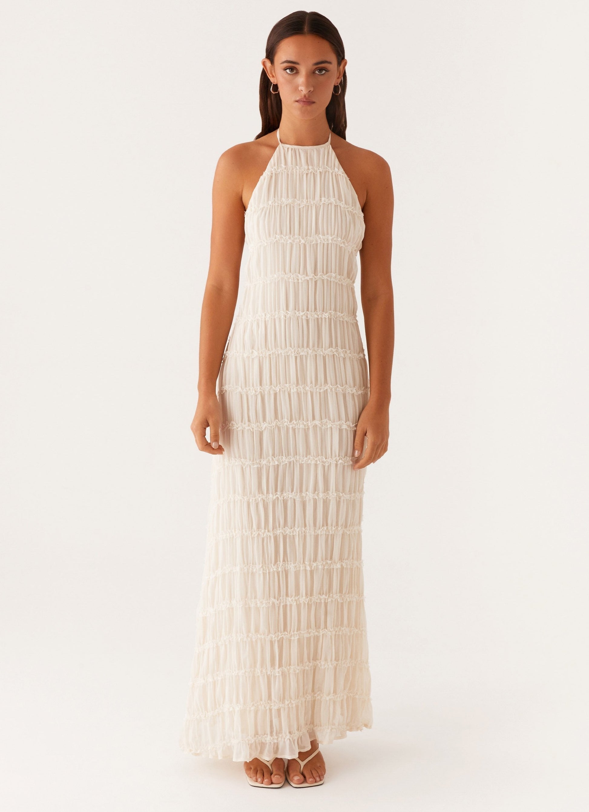 Eliza | Elegant Halter Maxi Dress - Image 9