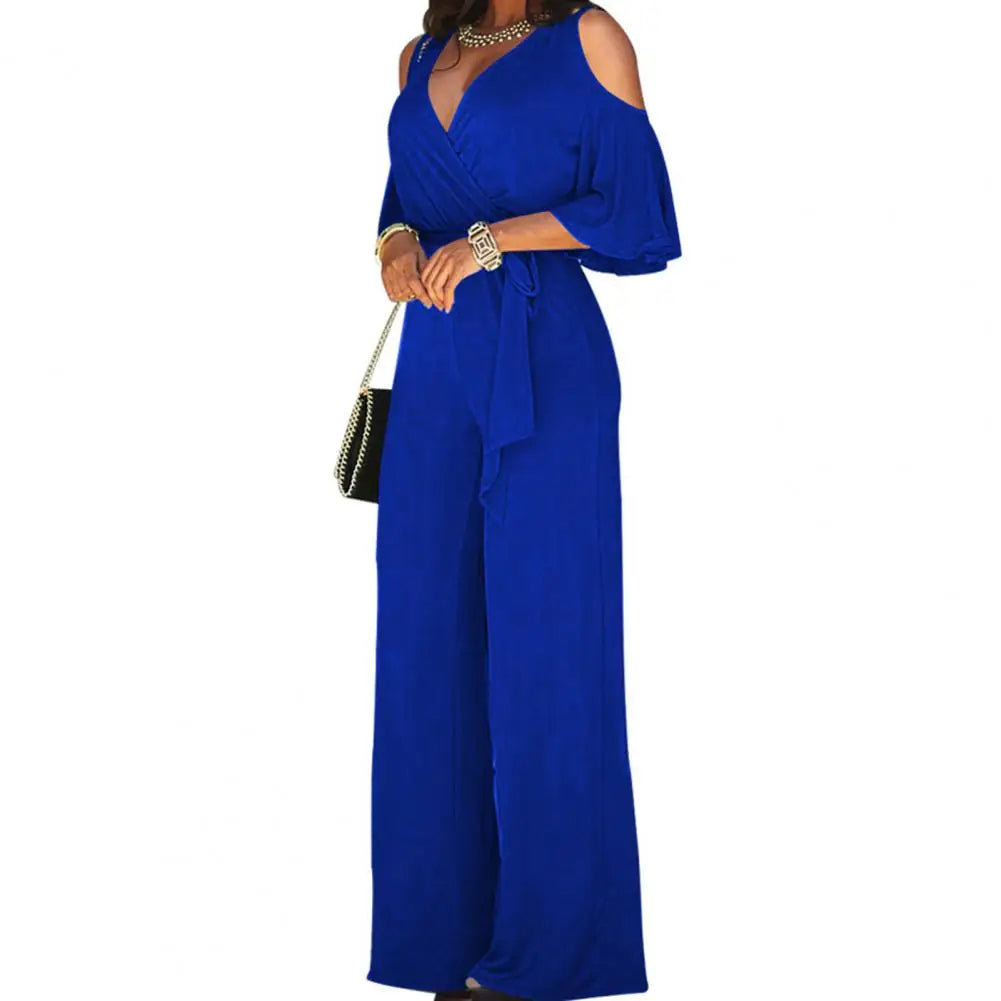 Esther | Women's Wide Leg Jumpsuit - Image 3