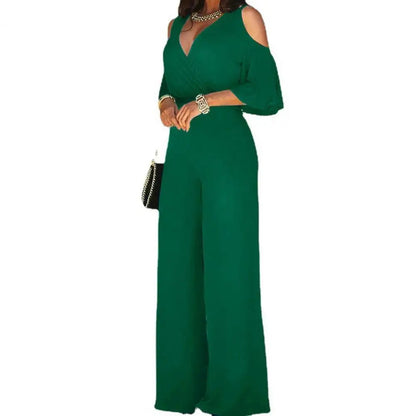 Esther | Women's Wide Leg Jumpsuit - Image 5