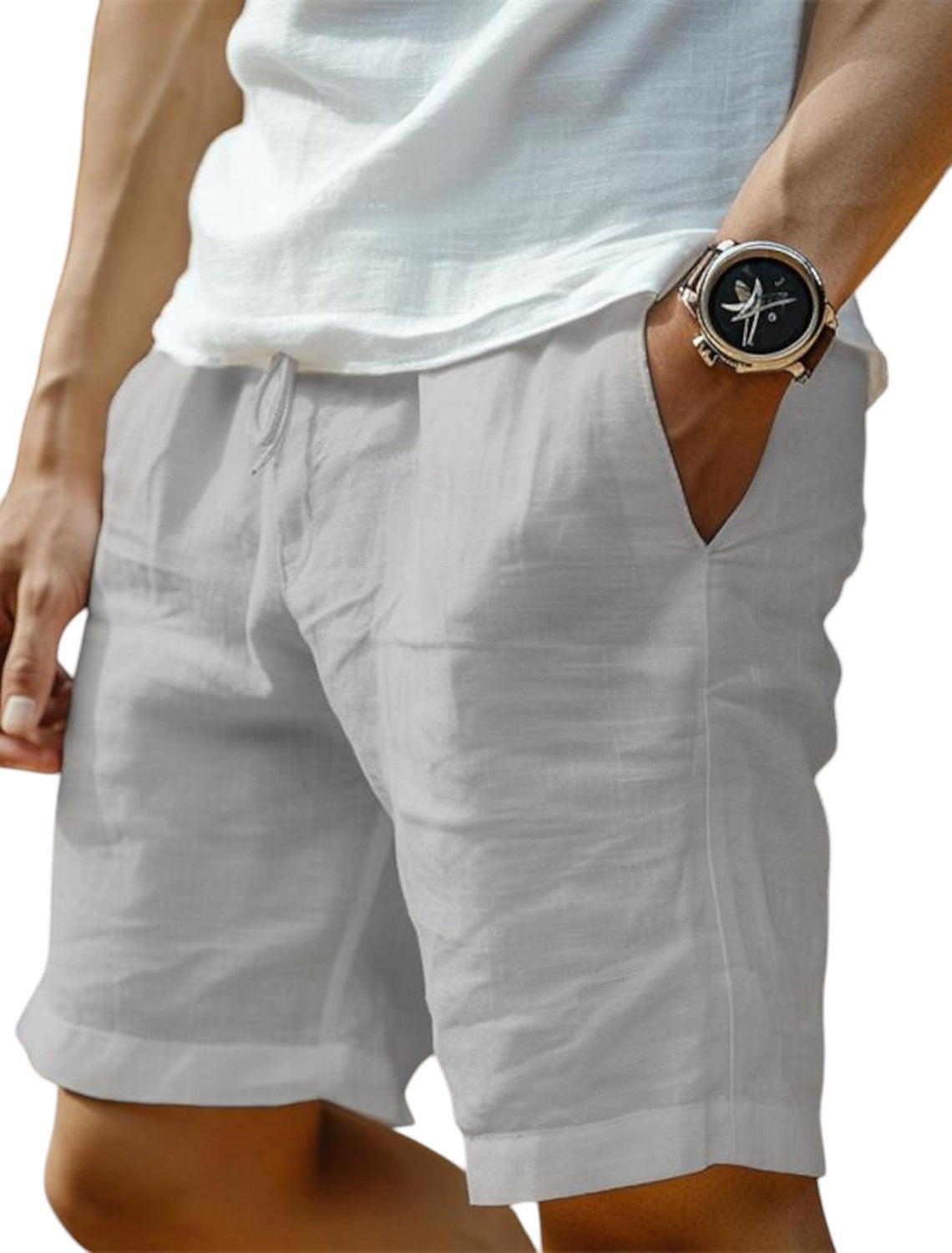 Caleb | Stylish Linen Shorts for Ultimate Comfort - Image 3