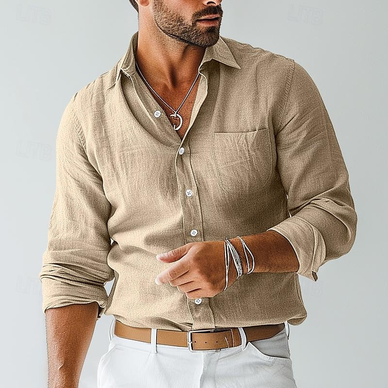 Austin | Lightweight Linen Summer Shirt - Image 1