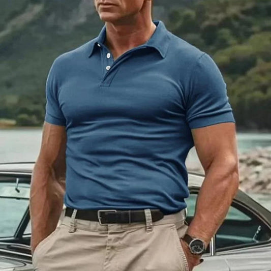 Saul | Summer Polo Shirt for Men - Lightweight and Stylish - Image 1