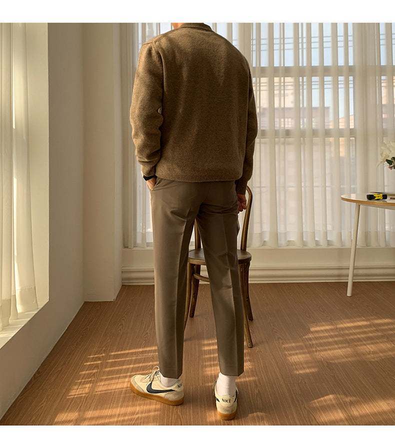 Gene | Men's Polo Knit Sweater - Image 3