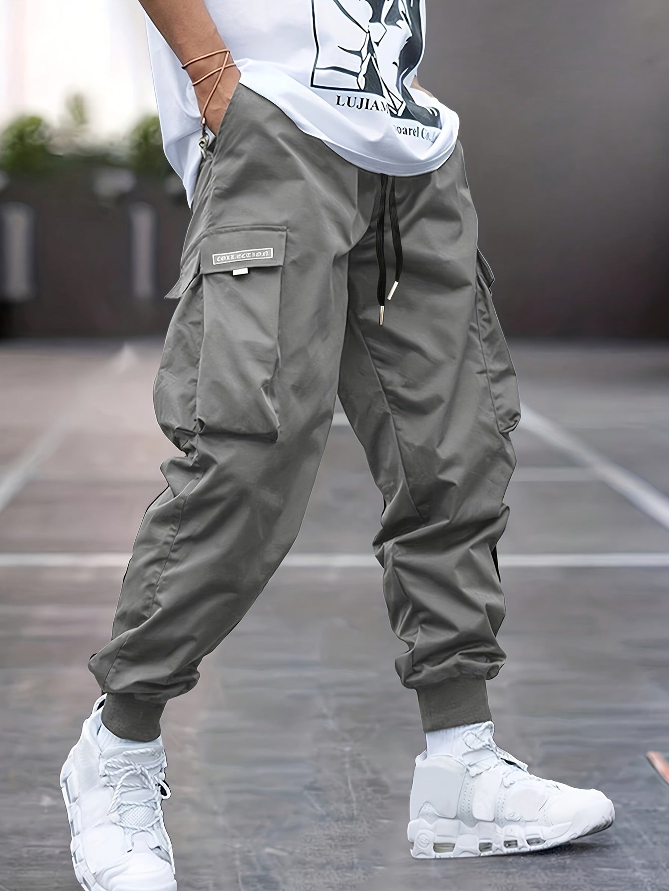Wilbur | Men's Drawstring Cargo Pants - Image 2