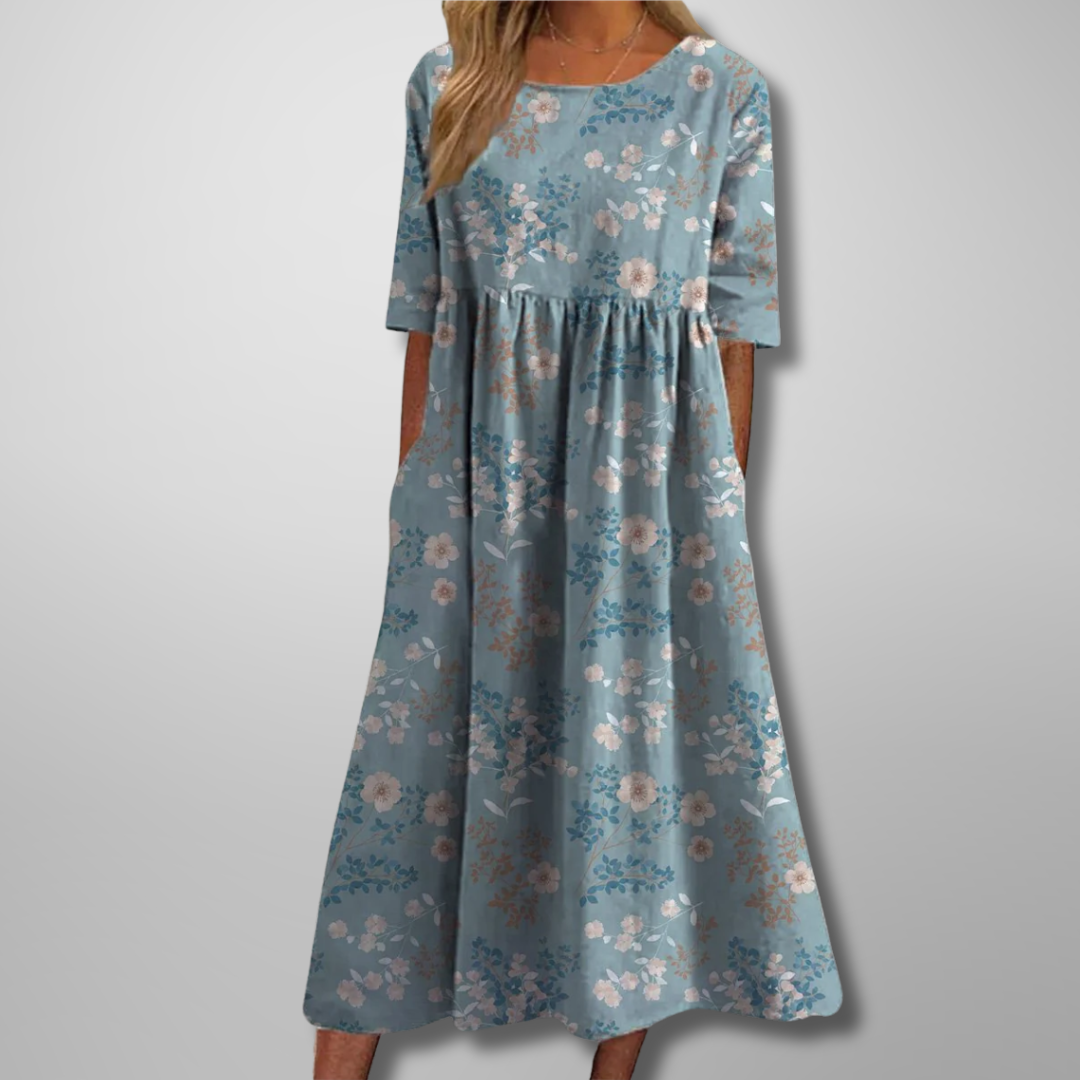 Image of Gale | Women's Floral Empire Waist Maxi Dress