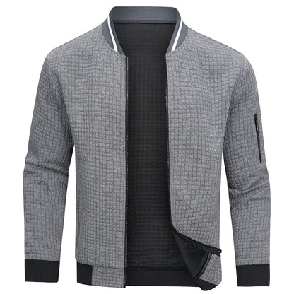 Darrell | Men's Quilted Zip-Up Bomber Jacket - Image 3