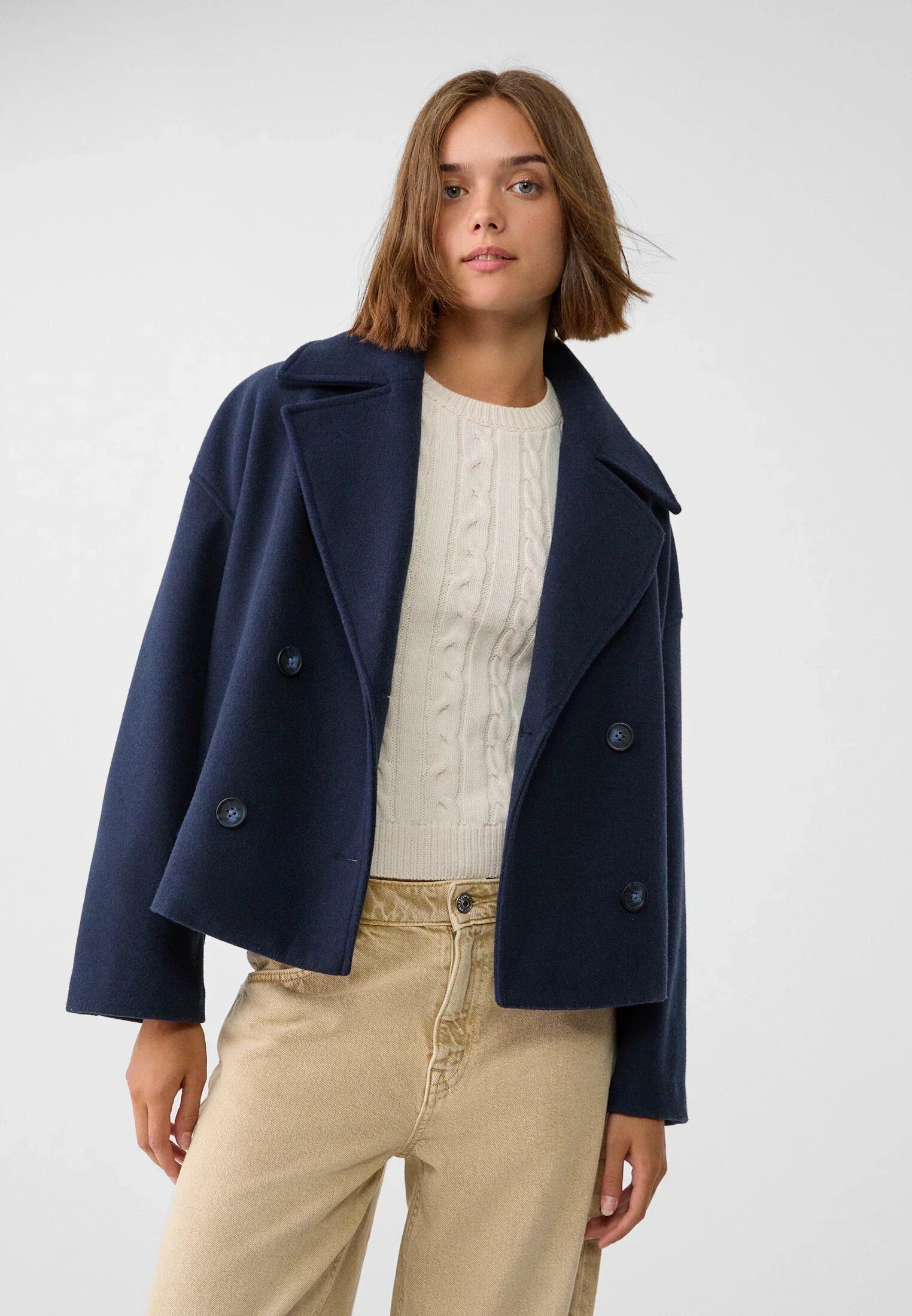 Peggy | Women's Oversized Double-Breasted Jacket - Image 11
