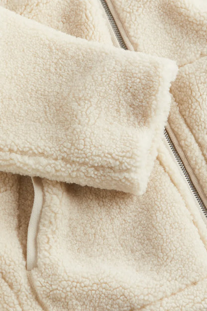 Maureen | Women's Sherpa Zip-Up Coat - Image 6