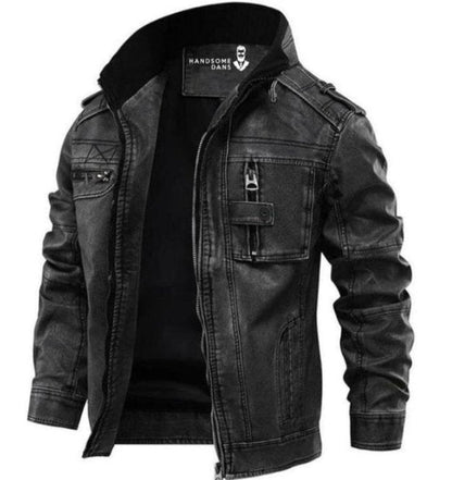 Jamison | Men's Slim-Fit Biker Jacket - Image 1