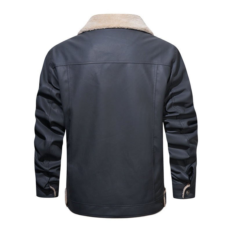 Kevin | Men's Sherpa Collar Casual Jacket - Image 8