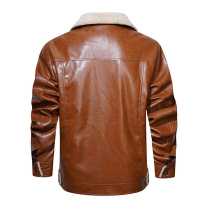 Kevin | Men's Sherpa Collar Casual Jacket - Image 3