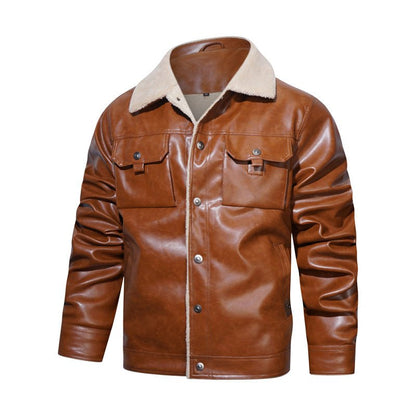 Kevin | Men's Sherpa Collar Casual Jacket - Image 7