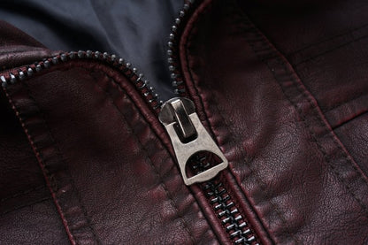 Jamison | Men's Slim-Fit Biker Jacket - Image 9