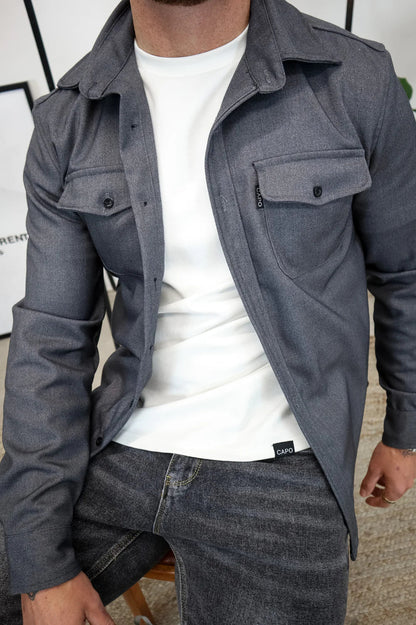 Elijah | Stylish Casual Overshirt - Image 7