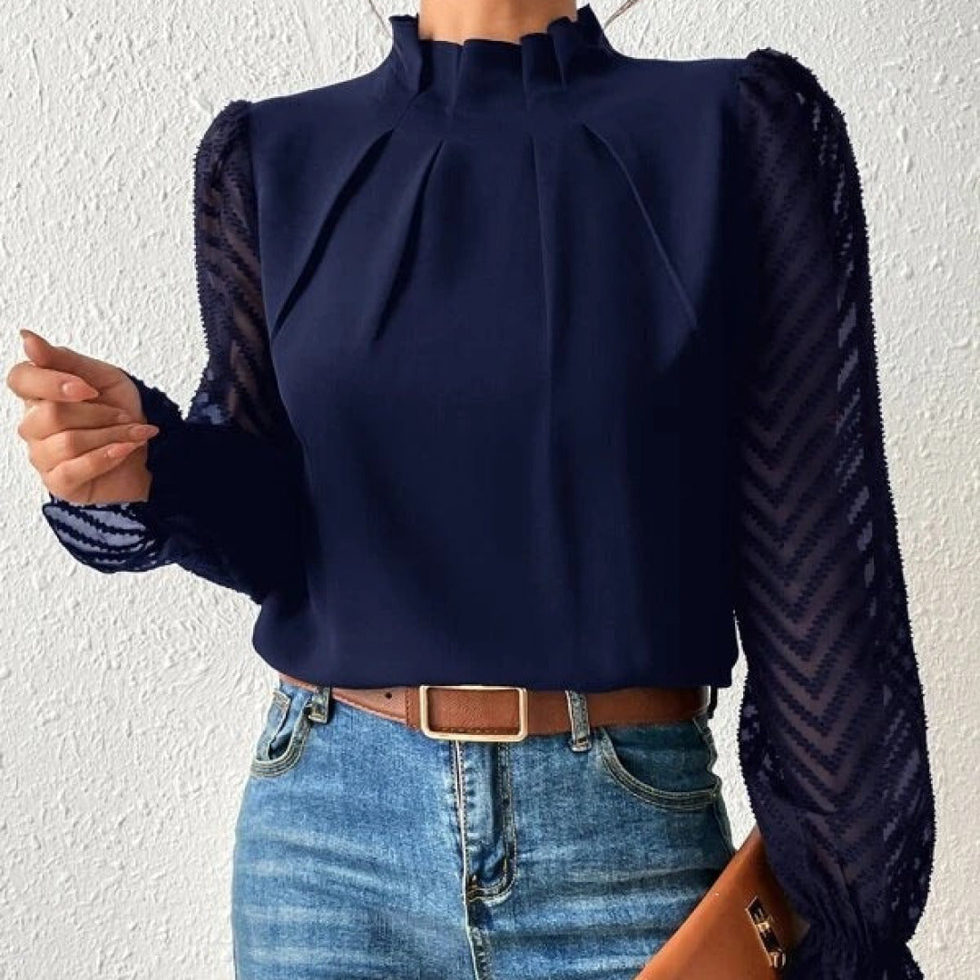 Evelyn | Elegant Patterned Top for Women - Image 2