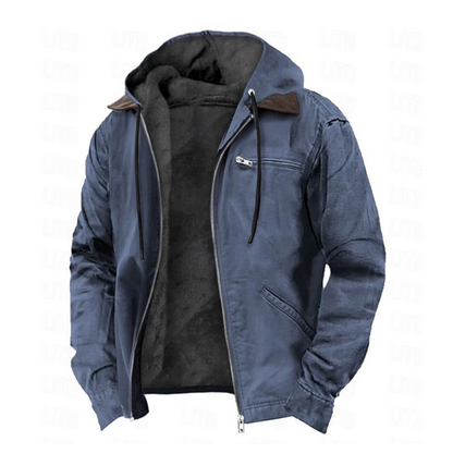 Morgan | Men's Hooded Zip-Up Jacket - Image 3