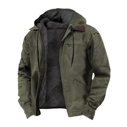 Morgan | Men's Hooded Zip-Up Jacket - Image 2