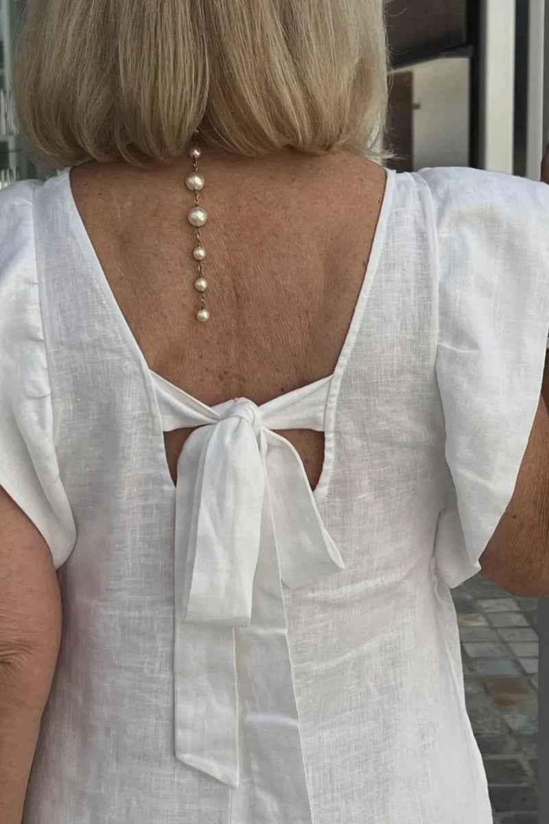 Hallie | Stylish Sleeveless Linen Dress for Summer - Image 19