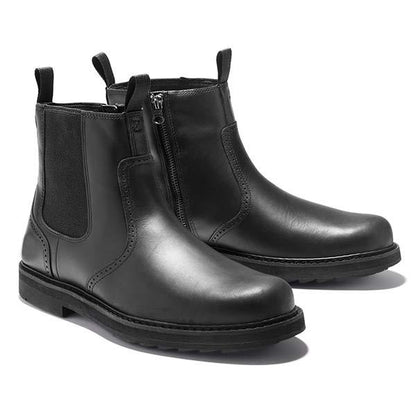 Joey | Men's Chelsea Pull On Ankle Boots - Image 3