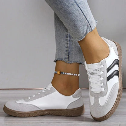 Katherine | Comfortable Stylish Faux Leather Sneakers for Women - Image 2