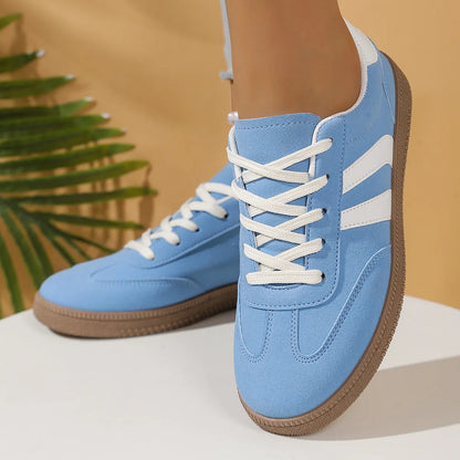 Katherine | Comfortable Stylish Faux Leather Sneakers for Women - Image 3