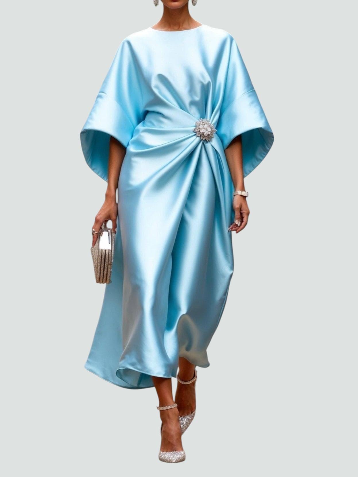 Image of Kay | Women's Wrap Midi Dress