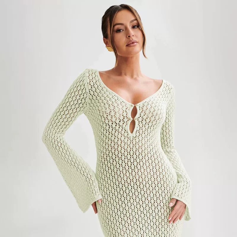 Kara | Chic Crochet Maxi Dress for Women - Image 8