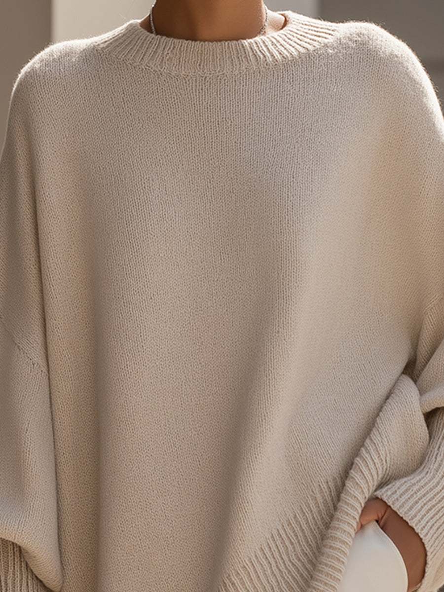 Image of Lisa | Women's Oversized Crew Neck Sweater