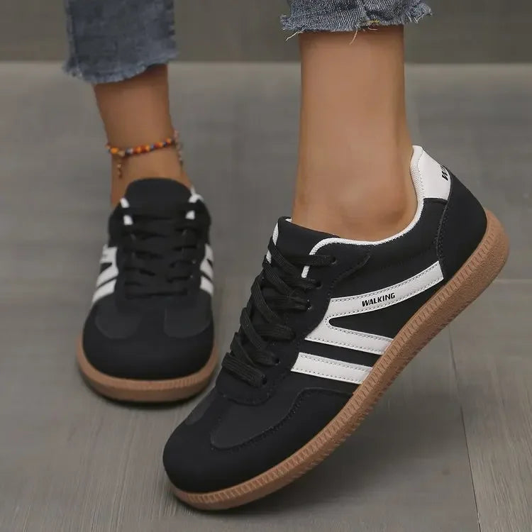 Loravelle | Orthopedic Suede Women's Casual Sneakers with Iconic Style - Image 3
