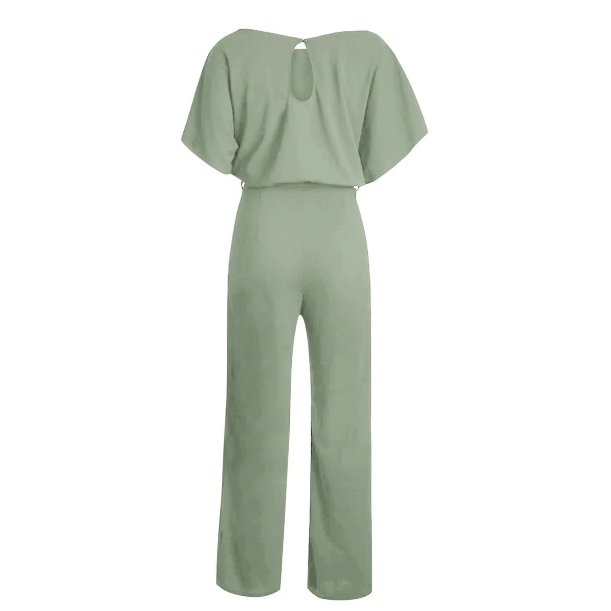 Image of Lucy | Women's Wide Leg Belted Jumpsuit