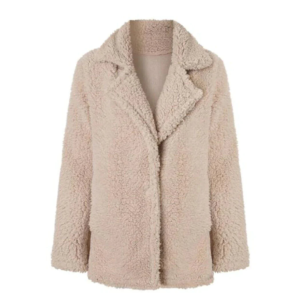 Rose | Women's Loose Fit Teddy Jacket - Image 3