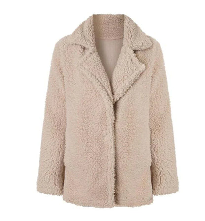 Rose | Women's Loose Fit Teddy Jacket - Image 3