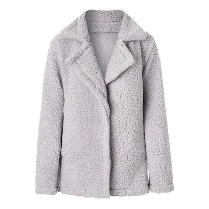 Rose | Women's Loose Fit Teddy Jacket - Image 2