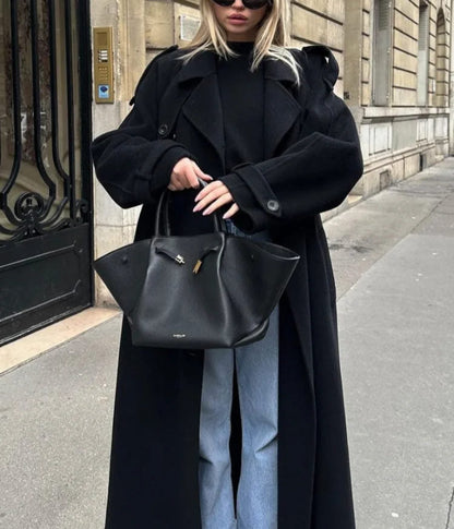 Cheri | Women's Double-Breasted Trench Coat - Image 7
