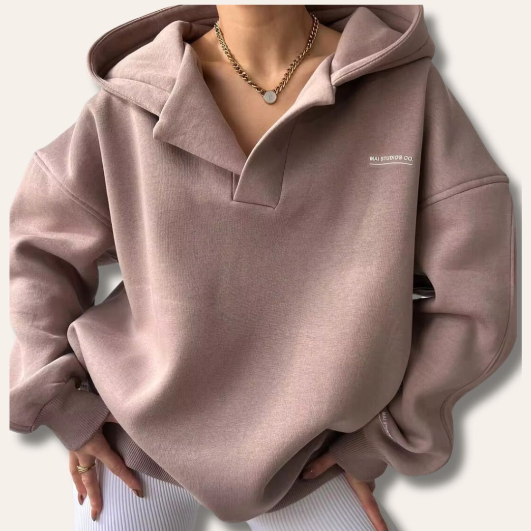 Candice | Women's Oversized Pullover Hoodie - Image 5
