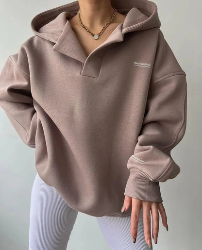Candice | Women's Oversized Pullover Hoodie - Image 11