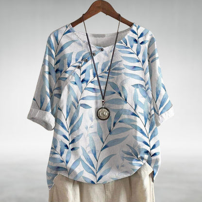 Image of Mariah | Women's Floral Button-Up Blouse