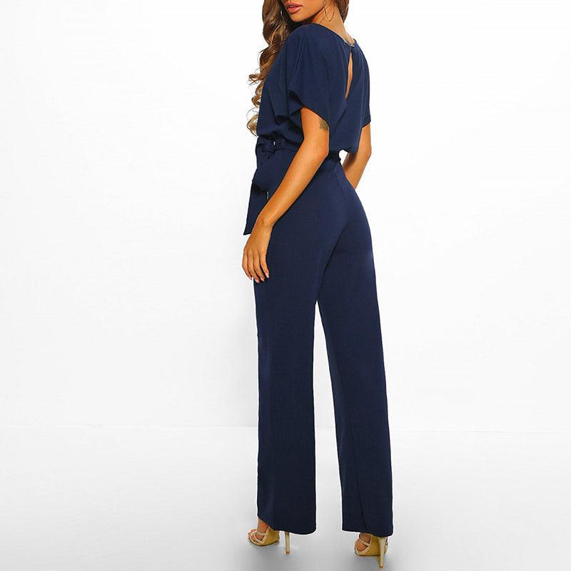 Image of Marissa | Women's Belted Wide Leg Two-Piece Set