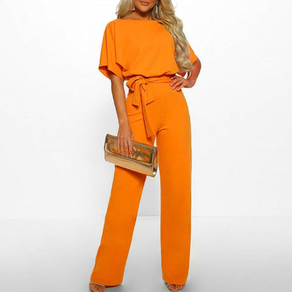 Image of Marissa | Women's Belted Wide Leg Two-Piece Set