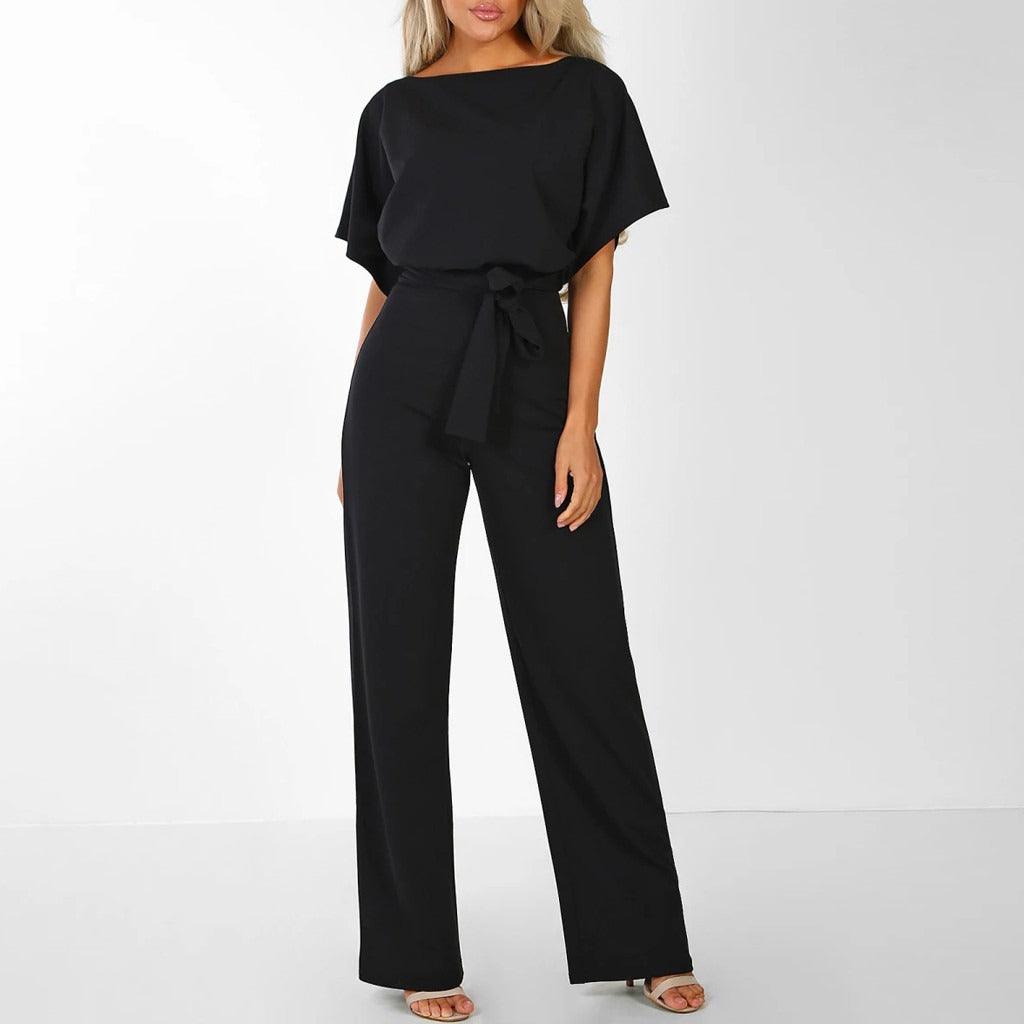 Image of Marissa | Women's Belted Wide Leg Two-Piece Set