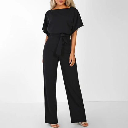 Image of Marissa | Women's Belted Wide Leg Two-Piece Set