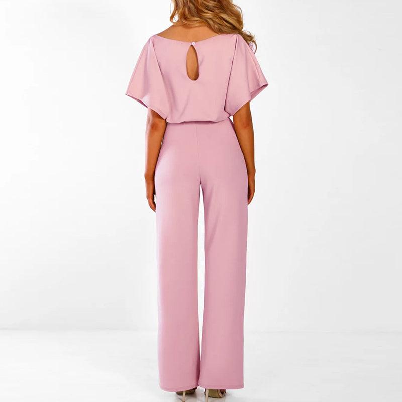 Image of Marissa | Women's Belted Wide Leg Two-Piece Set