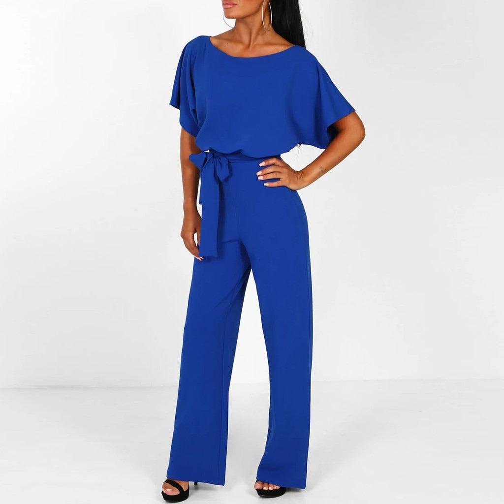 Image of Marissa | Women's Belted Wide Leg Two-Piece Set