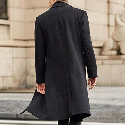Men's Long Wool Coat