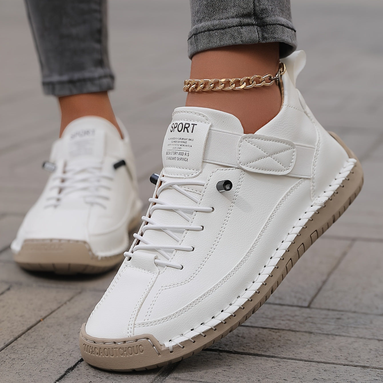 Men's Orthopedic Toggle Closure Sneakers